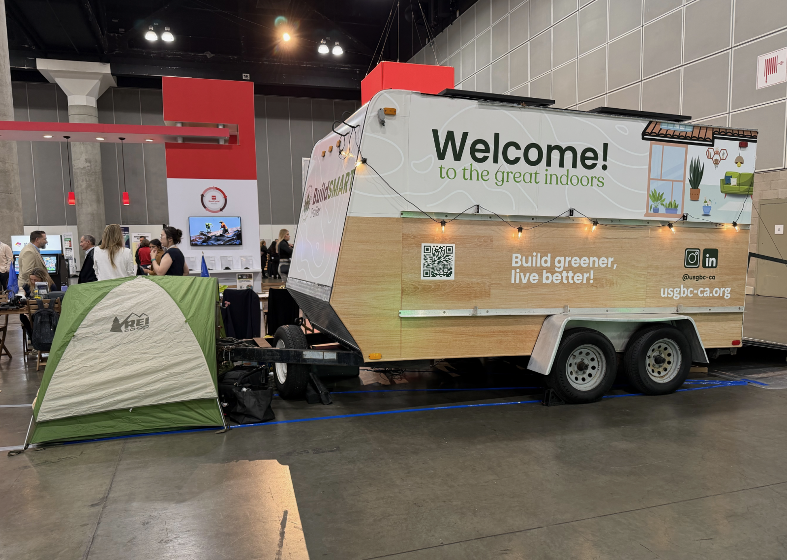 USGBC BuildSmart Green Building Trailer - Welcome 